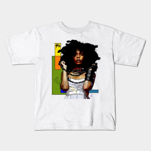 Hey Badu Kids T-Shirt by sammiedoesit